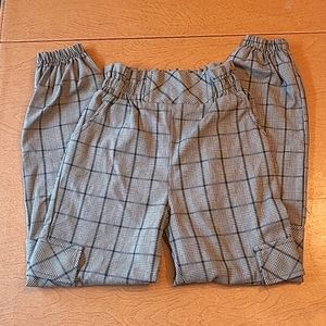 LOCO Plaid Cargo Pants Youth 11-12
